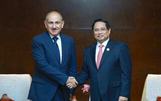 Nikol Pashinyan a rencontré le Premier ministre vietnamien Phạm Minh Chính 
