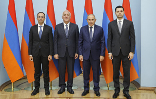 The swearing-in ceremony of the newly appointed ministers took place