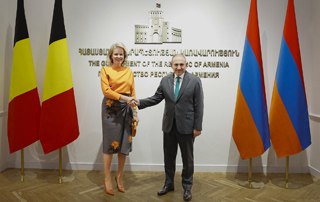 Le Premier ministre Pashinyan a accueilli la Reine Mathilde de Belgique