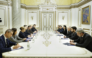 The Prime Minister receives members of the Bureau of the Euronest Parliamentary Assembly