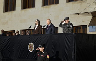 Our expectation is that the Police Guard will be a qualitatively new service. The Prime Minister participates in the launching ceremony of the Police Guard