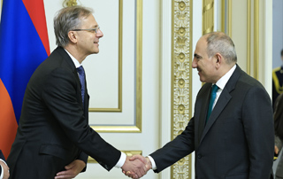 Le Premier ministre a re&ccedil;u Klaus Scheitegel, directeur g&eacute;n&eacute;ral de la soci&eacute;t&eacute; GRAWE