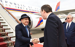 The Prime Minister arrives in Russia on working visit