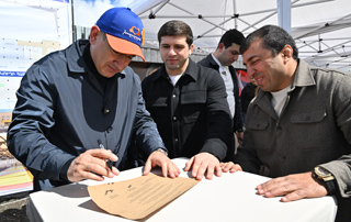 The Prime Minister attends groundbreaking ceremony of new sports school named after Malkhas and Roman Amoyans