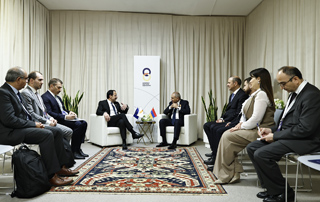 Minister of the Republic of Armenia meets with President of Cyprus in Yerevan