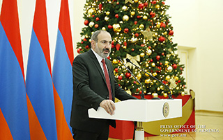 “Le gouvernement de la République d'Arménie fera tout son possible pour protéger et développer la liberté d'expression, la liberté de la presse”; Des représentants des médias ont pris part à la réception organisée par le Premier ministre par intérim, Nikol Pashinyan, à l'occasion du Nouvel an et de Noël.
