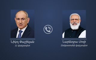 Nikol Pashinyan and Narendra Modi hold telephone conversation