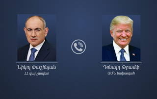 Состоялся телефонный разговор Никола Пашиняна и Дональда Трампа