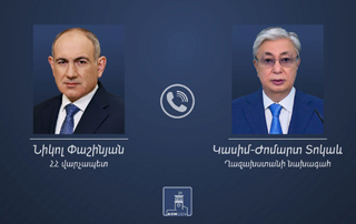 Nikol Pashinyan and Kassym-Jomart Tokayev hold telephone conversation