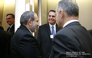 Nikol Pashinyan a eu des rencontre  avec Jair Bolsonaro, Xavier Bettel  et Mostafa Madbouli
