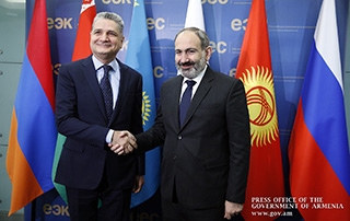 Le Premier ministre Nikol Pashinyan a présenté  les priorités de la présidence de la République d'Arménie  dans l'Union Économique Eurasiatique