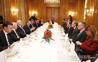 Le Premier ministre a rencontré des membres du groupe d'amitié Allemagne-Sud-Caucase du Bundestag