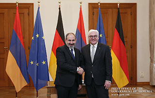 Le Président allemand a reçu le Premier ministre arménien Nikol Pashinyan