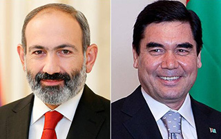 Nikol  Pashinyan a eu une conversation téléphonique avec Gurbanguly Berdimuhamedow