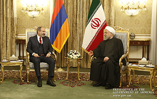 Armenian-Iranian high-level talks held in Tehran: Nikol Pashinyan, Hassan Rouhani discuss wide range of issues
