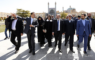 La délégation dirigée par le Premier ministre Nikol  Pashinyan est à Ispahan