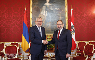 Премьер-министр Пашинян встретился с президентом Австрии Александром Ван дер Белленом

