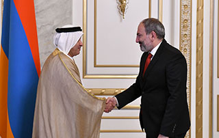 Le Premier ministre Pashinyan a  reçu le nouvel  Ambassadeur des Émirats arabes unis en Arménie, Mohamed AlZaabi