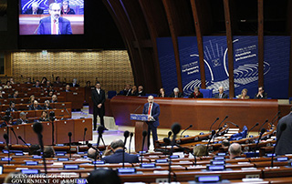 “The development of democratic institutions, the establishment of an independent judiciary and the strengthening of anticorruption agencies are those main areas where we need to be supported by the Council of Europe” - PM delivers speech at PACE plenary session