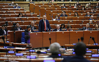 Nikol Pashinyan Answers Parliamentary Assembly Delegates’ Questions at PACE Plenary Session

