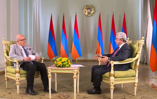 Эксклюзивное интервью премьер-министра Сержа Саргсяна телекомпании "Шант"
