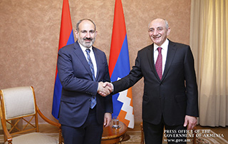 Bako Sahakyan a adressé un message de félicitations à Nikol Pashinyan à l’occasion de  son anniversaire