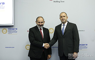 L'Arménie et la Bulgarie vont dynamiser  la coopération bilatérale; La rencontre entre Nikol Pashinyan et Roumen Radev a eu lieu