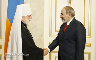 Le Premier ministre Nikol Pashinyan a accueilli le Métropolite Paul de Minsk et Zaslav, Exarque de toute la Biélorussie
