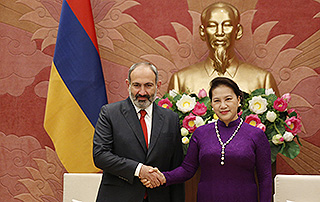Никол Пашинян встретился с председателем Национального Собрания Вьетнама Нгуен Тхи Ким Нган