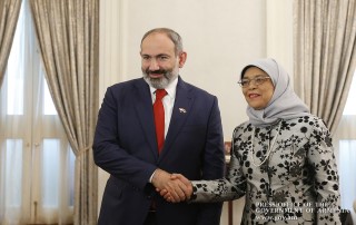 Состоялась встреча Никола Пашиняна с президентом Сингапура Халимой Якоб: обсуждены вопросы двусторонних отношений