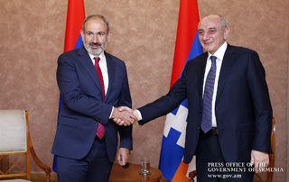 Ստեփանակերտում տեղի է ունեցել Հայաստանի վարչապետի և Արցախի նախագահի հանդիպումը
