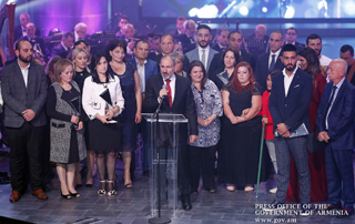 PM attends Hero of Our Time award ceremony in Gyumri