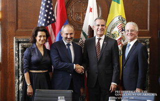 Премьер-министр Пашинян и мэр Лос-Анджелеса обсудили перспективы развития сотрудничества