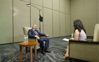 Armenia’s Prime Minister Nikol Pashinyan wraps up his first visit to LA; interview by Araksya Karapetyan