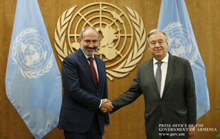 ՄԱԿ-ն ամբողջությամբ աջակցում է Հայաստանի բարեփոխումների օրակարգին. վարչապետը հանդիպում է ունեցել ՄԱԿ-ի Գլխավոր քարտուղարի հետ