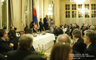 «Il n'y a pas de frontière entre l'Arménie et la Diaspora, nous sommes un ensemble indivisible» ; Une réception a été offerte en l'honneur de Nikol Pashinyan et Anna Hakobyan à Paris 
