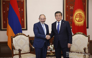 Никол Пашинян и Сооронбай Жээнбеков обсудили перспективы дальнейшего развития армяно-киргизских экономических отношений