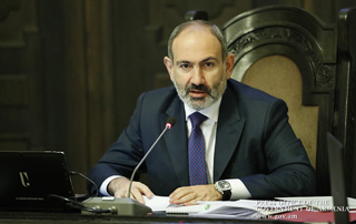 Allocution  du Premier ministre Pashinyan à la séance du gouvernement