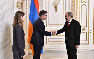 Le Premier ministre a reçu le nouveau Chef de la mission du FMI en Arménie