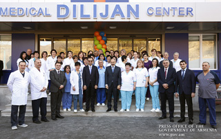 Премьер-министр присутствовал на церемонии открытия медицинского центра Дилижана