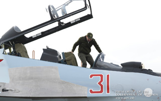 RA Armed Forces equipped with Su-30 SM multifunctional fighters

