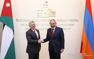 Премьер-министр Пашинян и Абдалла Второй обсудили вопросы развития армяно-иорданских экономических отношений