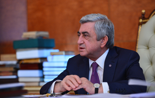 Réponse du Premier ministre Serge Sargsyan à une lettre d'un groupe de diplômés de la Fondation Luys