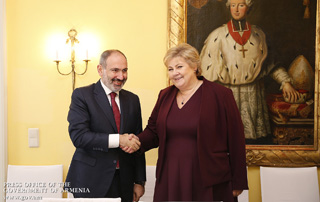 Nikol Pashinyan a rencontré la Première ministre de la Norvège et le vice-Premier ministre du Liban