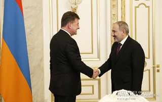 L'ouverture de l'ambassade de Slovaquie en Arménie stimulera le développement des relations bilatérales; Le Premier ministre a reçu le Ministre des Affaires étrangères et européennes de la Slovaquie