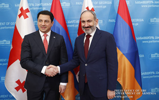 Nikol Pashinyan, Archil Talakvadze highlight inter-parliamentary dialogue