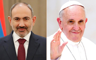 Le Premier ministre Nikol Pashinyan a eu un entretien téléphonique avec Sa Sainteté le Pape François