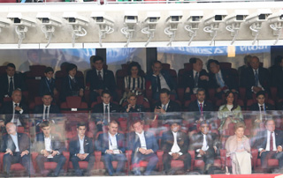 Никол Пашинян принял участие в торжественной церемонии открытия чемпионата мира по футболу и проследил за первым матчем