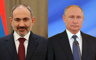 Entretien téléphonique entre Nikol Pashinyan et Vladimir Poutine