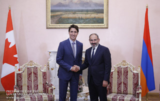 Nikol Pashinyan conveys congratulations to Justin Trudeau

